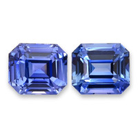 4.14&nbsp;Ct.Tw.Total Carat Weight Blue Sapphire Pair from Ceylon (Sri Lanka) Video