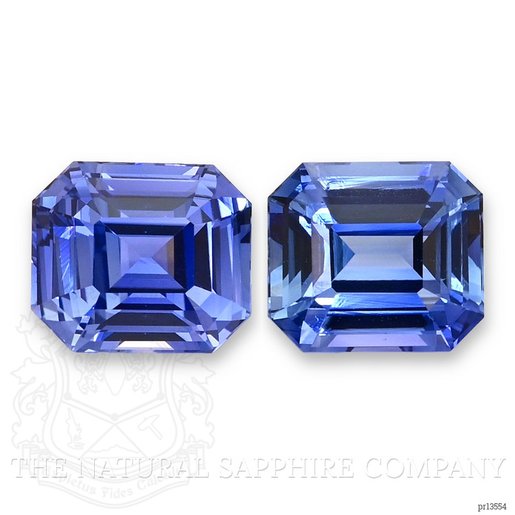4.14 Ct.Tw. Blue Sapphire Pair from Ceylon (Sri Lanka)