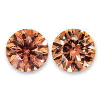 2.80&nbsp;Ct.Tw.Total Carat Weight Peach Sapphire Pair from Ceylon (Sri Lanka) Video