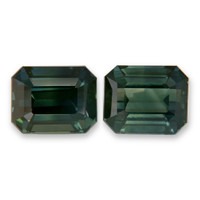 4.16&nbsp;Ct.Tw.Total Carat Weight Bluish Green Sapphire Pair from Madagascar Video