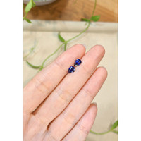 1.45&nbsp;Ct.Tw.Total Carat Weight Purplish Blue Sapphire Pair from Ceylon (Sri Lanka) Life Style