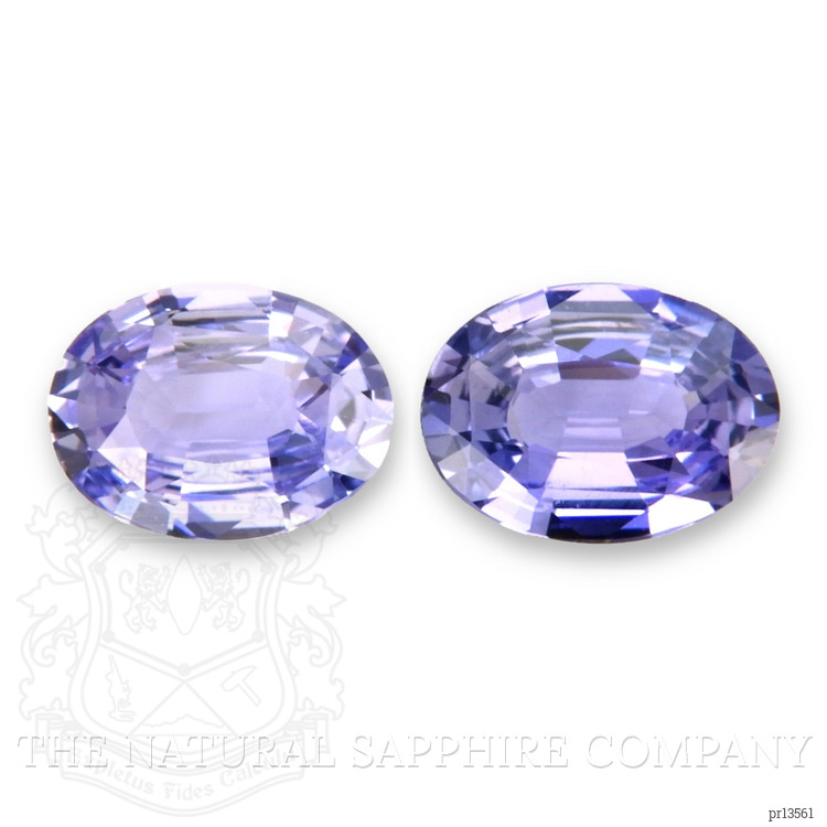 1.43 Ct.Tw. Bluish Purple Sapphire Pair from Ceylon (Sri Lanka)