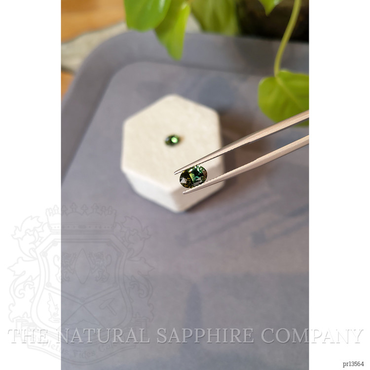 2.20 Ct.Tw. Yellowish Green Sapphire Pair from Madagascar