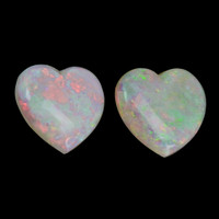 0.97&nbsp;Ct.Tw.Total Carat Weight Cabochon Opal Pair from Australia Video
