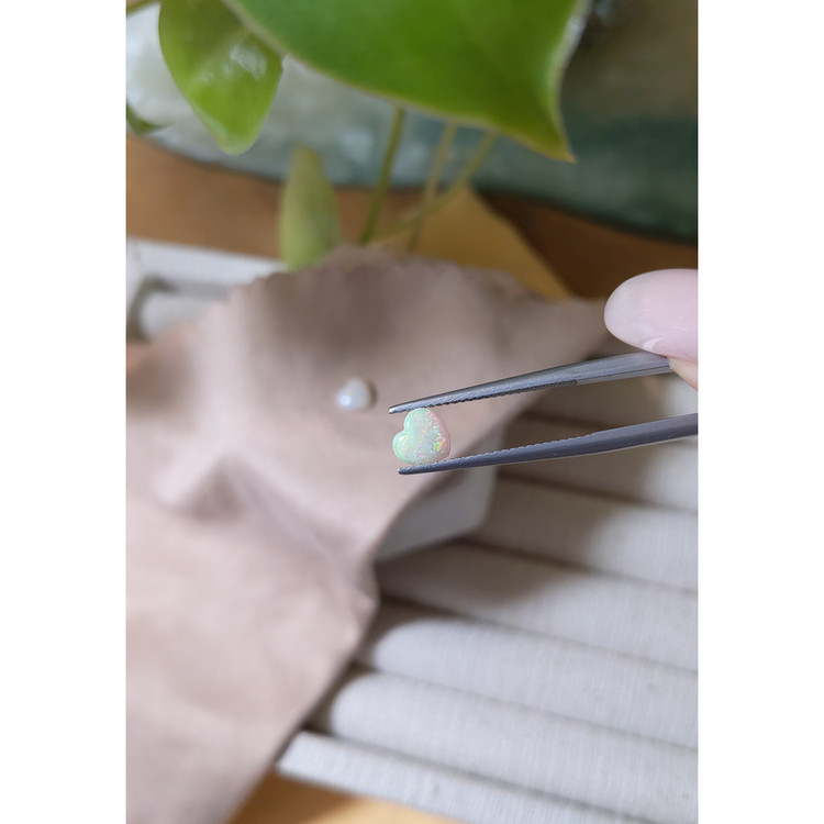 0.97 Ct.Tw. Cabochon Opal Pair from Australia