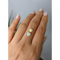 1.09 Ct.Tw.Total Carat Weight Cabochon Opal Pair from Australia Life Style