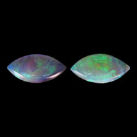 1.21&nbsp;Ct.Tw.Total Carat Weight Cabochon Opal Pair from Australia Video