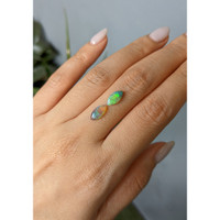 1.21&nbsp;Ct.Tw.Total Carat Weight Cabochon Opal Pair from Australia Life Style