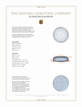 1.54 Ct.Tw.Total Carat Weight Cabochon Opal Pair from Australia 3 D Scan Report