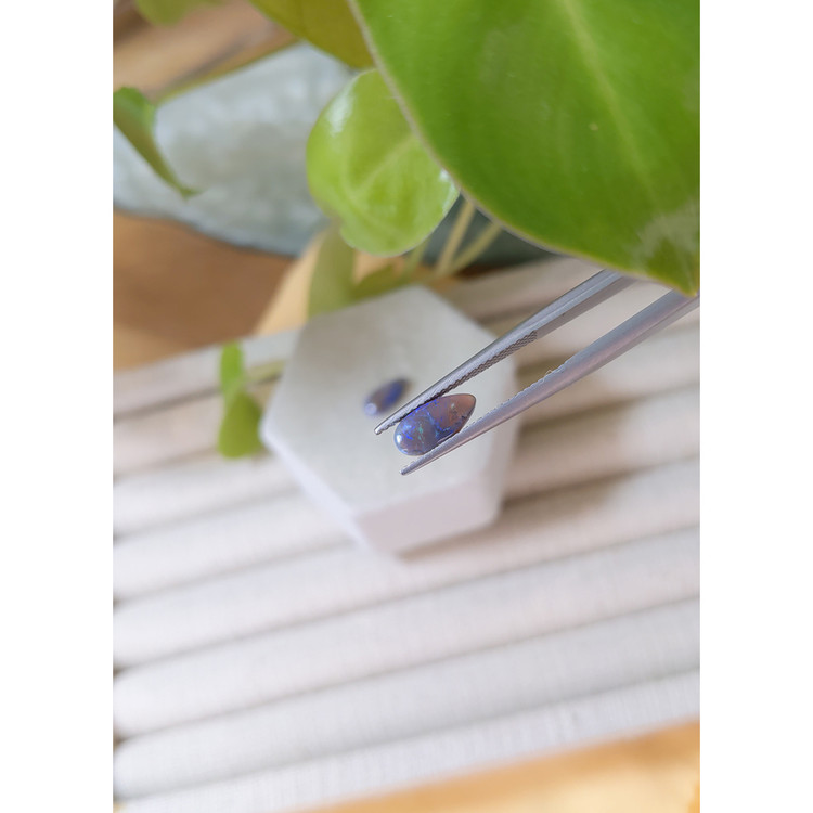 1.15 Ct.Tw. Cabochon Opal Pair from Australia