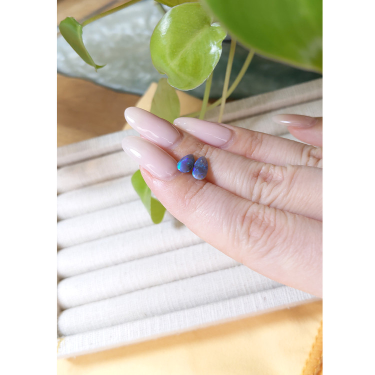 1.15 Ct.Tw. Cabochon Opal Pair from Australia