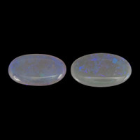 2.96 Ct.Tw.Total Carat Weight Cabochon Opal Pair from Australia Video