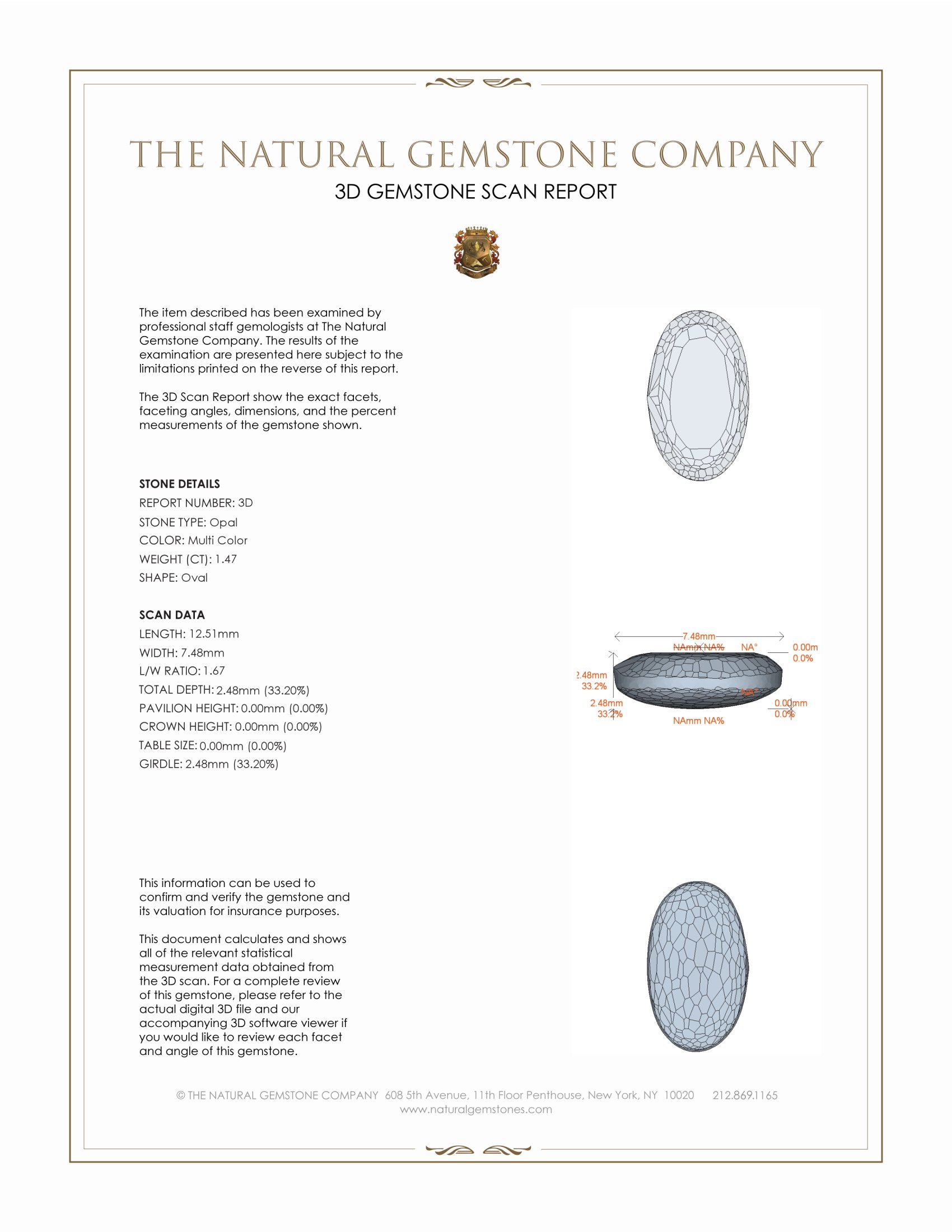 2.96 Ct.Tw. Cabochon Opal Pair from Australia