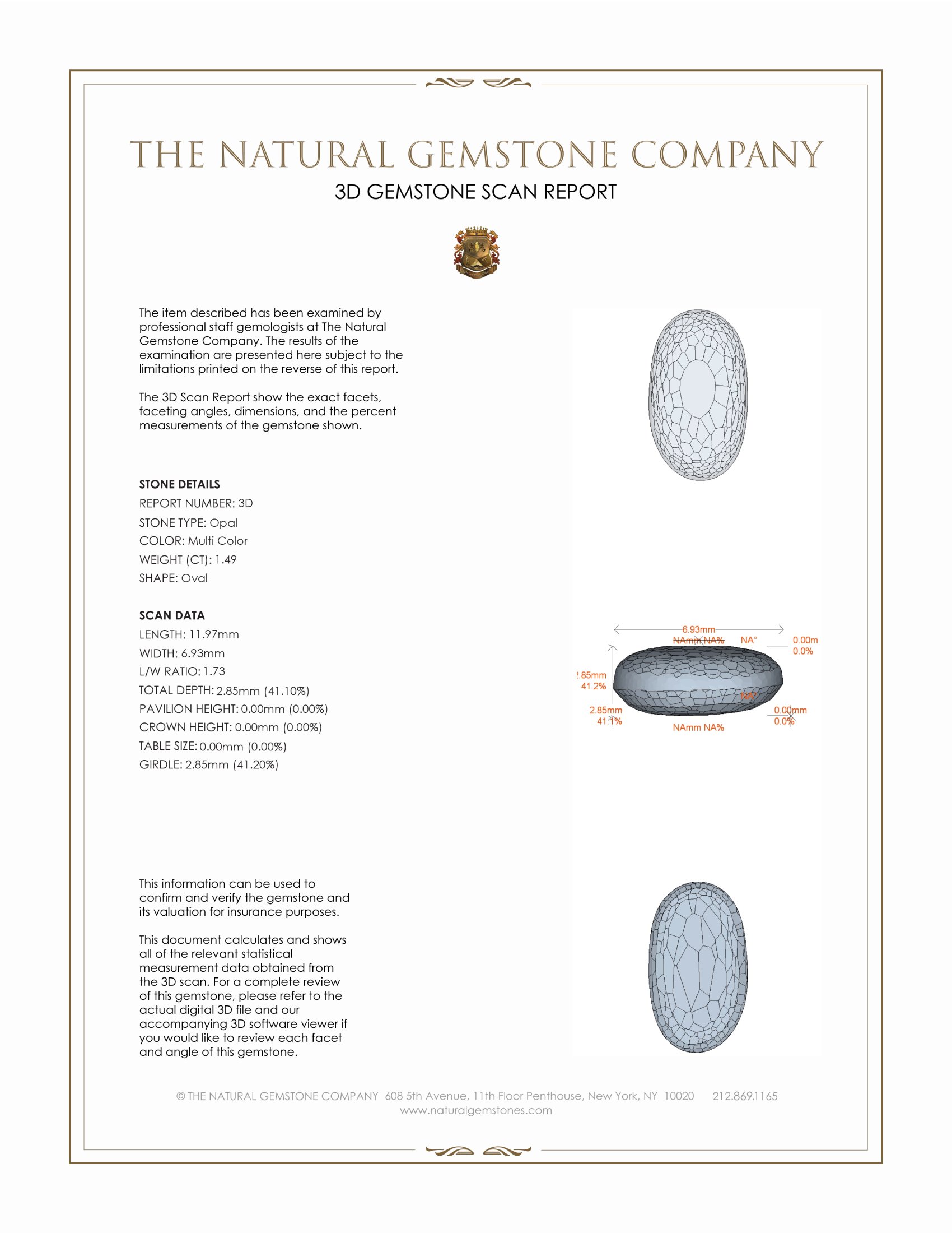 2.96 Ct.Tw. Cabochon Opal Pair from Australia