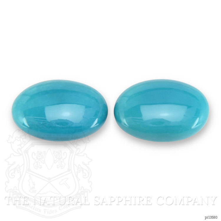 9.92 Ct.Tw. Cabochon Turquoise Pair from USA