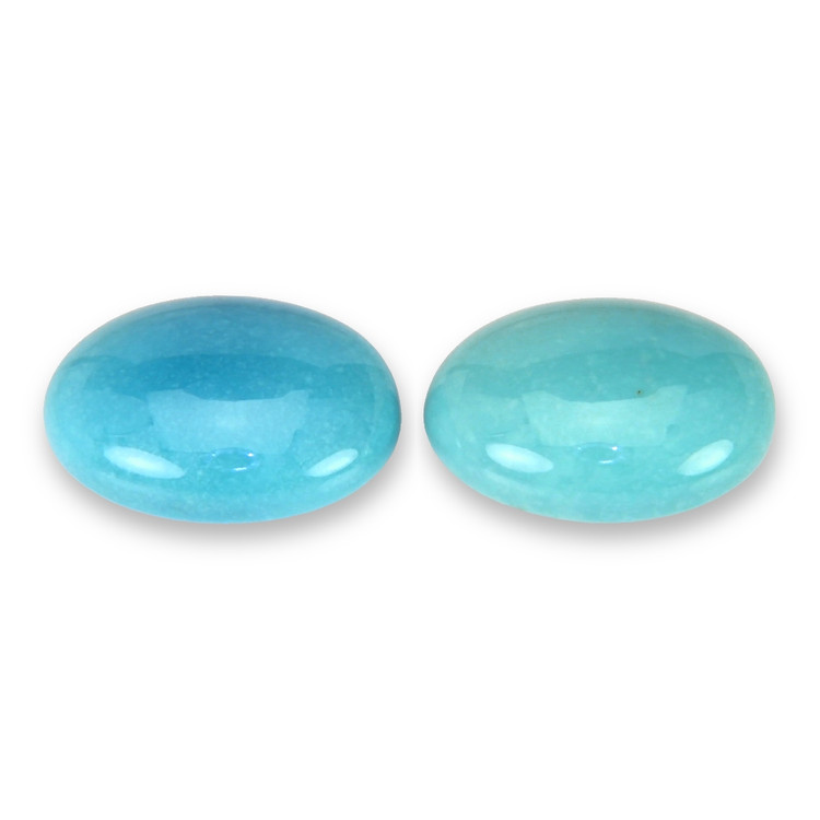 10.50 Ct.Tw. Cabochon Turquoise Pair from USA