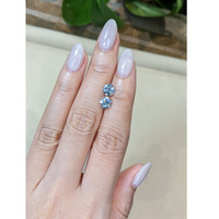 1.42&nbsp;Ct.Tw.Total Carat Weight Blue Aquamarine Pair from Brazil Life Style
