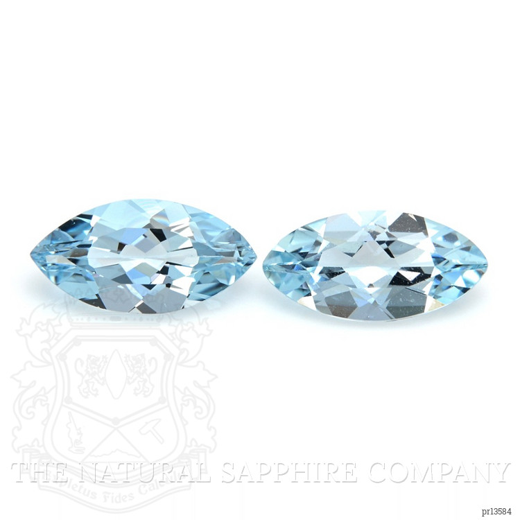 1.71 Ct.Tw. Aquamarine Pair from Brazil