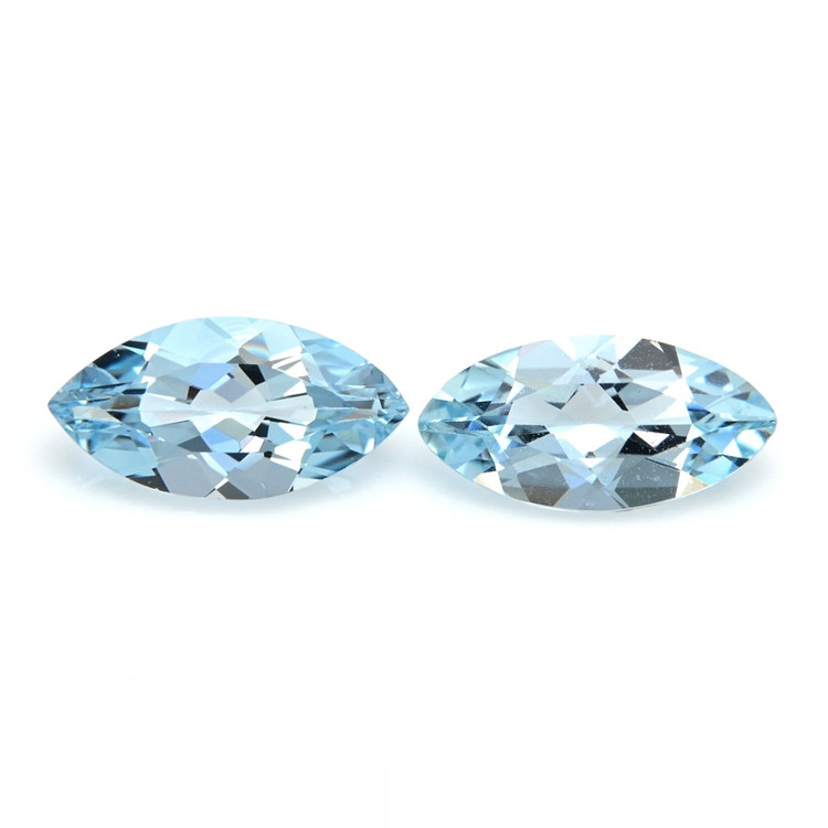 1.71 Ct.Tw. Aquamarine Pair from Brazil