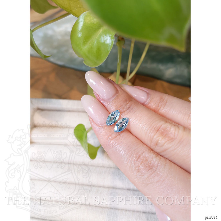 1.71 Ct.Tw. Aquamarine Pair from Brazil