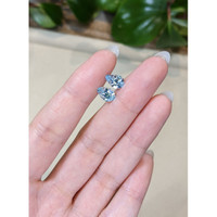 2.26 Ct.Tw.Total Carat Weight Aquamarine Pair from Brazil Life Style