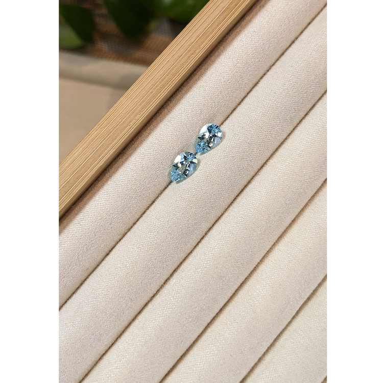 2.26 Ct.Tw. Aquamarine Pair from Brazil