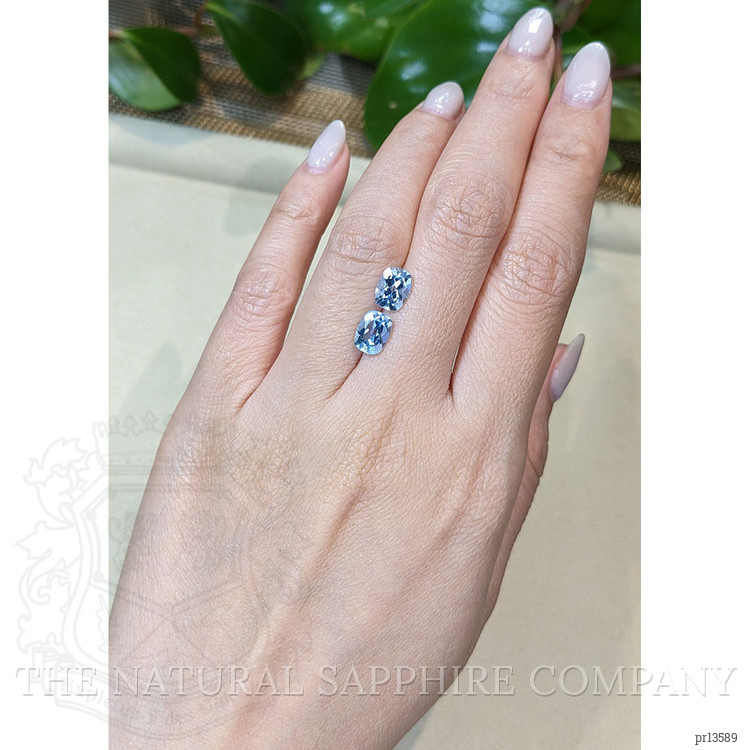 2.12 Ct.Tw. Aquamarine Pair from Brazil