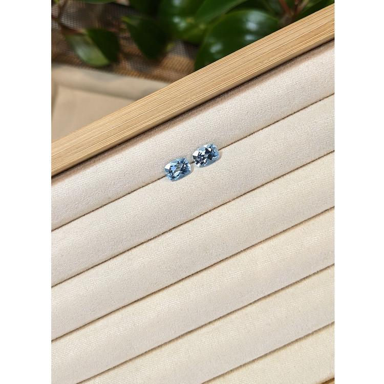 2.12 Ct.Tw. Aquamarine Pair from Brazil