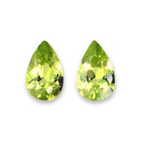 1.68&nbsp;Ct.Tw.Total Carat Weight Yellowish Green Peridot Pair from Burma (Myanmar) Video