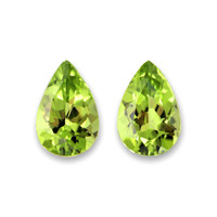 2.50&nbsp;Ct.Tw.Total Carat Weight Yellowish Green Peridot Pair from Burma (Myanmar) Video