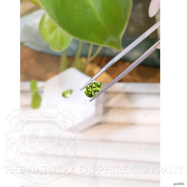 2.50 Ct.Tw. Yellowish Green Peridot Pair from Burma (Myanmar)