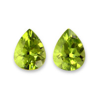 3.62&nbsp;Ct.Tw.Total Carat Weight Yellowish Green Peridot Pair from Burma (Myanmar) Video