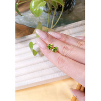 3.62&nbsp;Ct.Tw.Total Carat Weight Yellowish Green Peridot Pair from Burma (Myanmar) Life Style
