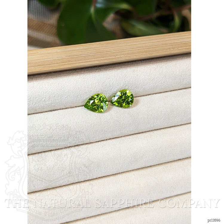 4.69 Ct.Tw. Peridot Pair from Burma (Myanmar)