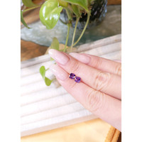 0.97 Ct.Tw.Total Carat Weight Amethyst Pair from Brazil Life Style