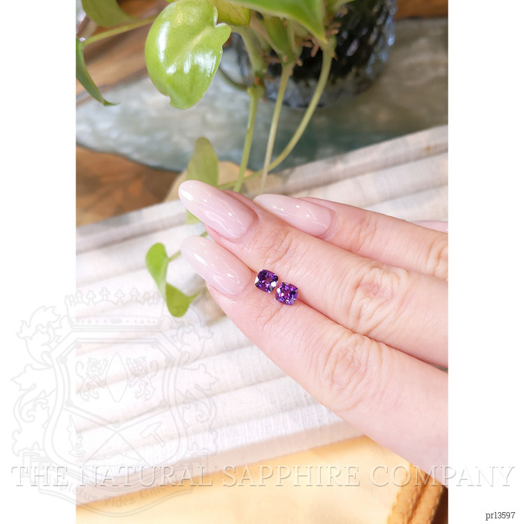 0.97 Ct.Tw. Amethyst Pair from Brazil