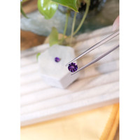 1.46 Ct.Tw.Total Carat Weight Purple Amethyst Pair from Brazil Life Style