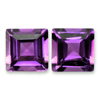 1.24 Ct.Tw.Total Carat Weight Amethyst Pair from Brazil Video