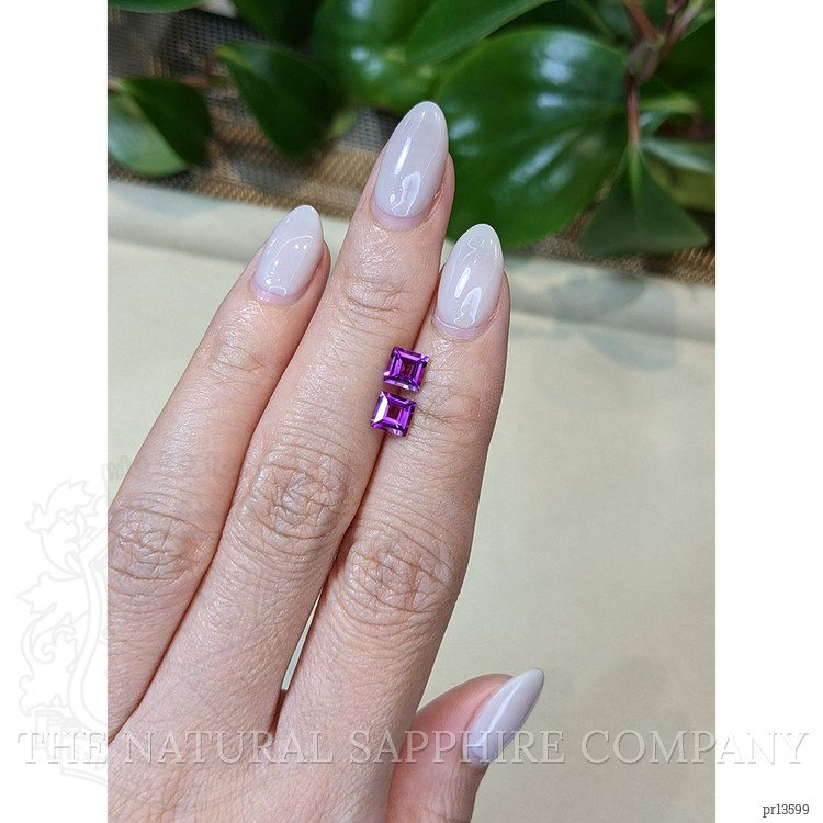 1.24 Ct.Tw. Amethyst Pair from Brazil