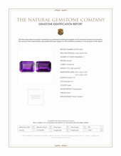 1.69 Ct.Tw.Total Carat Weight Amethyst Pair from Brazil Scan Report