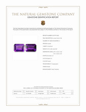 1.69 Ct.Tw.Total Carat Weight Purple Amethyst Pair from Brazil Scan Report