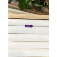 1.69&nbsp;Ct.Tw.Total Carat Weight Purple Amethyst Pair from Brazil Life Style