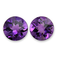 3.70&nbsp;Ct.Tw.Total Carat Weight Amethyst Pair from Brazil Video