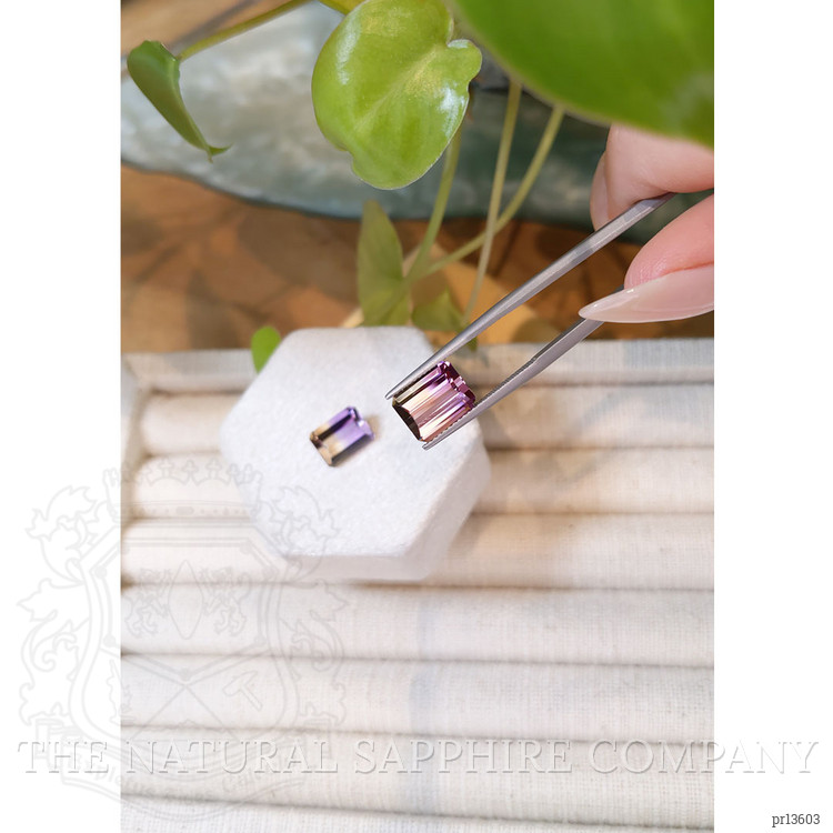 6.59 Ct.Tw. Bi Color Ametrine Pair from Brazil