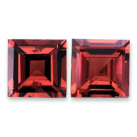 1.55 Ct.Tw.Total Carat Weight Red Garnet Pair from Mozambique Video