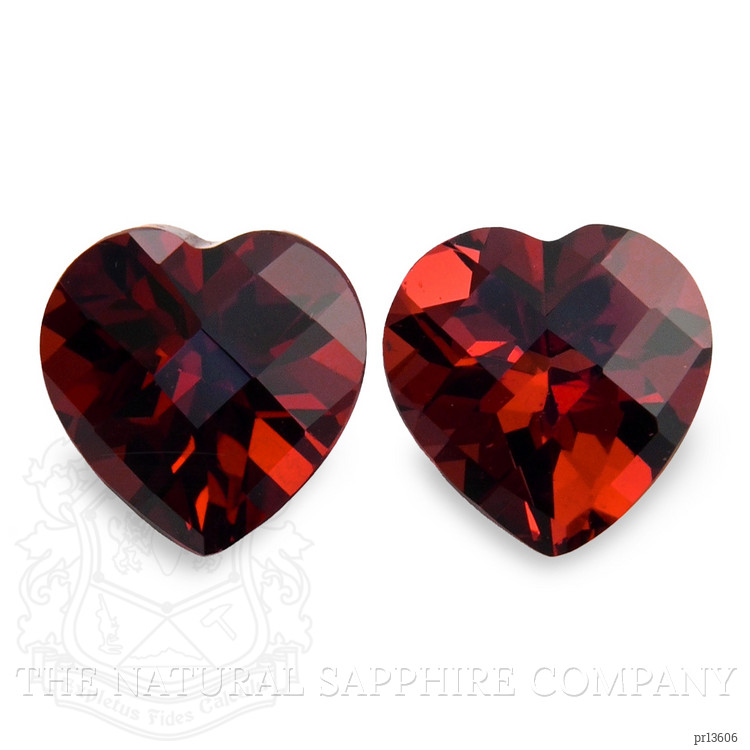 2.09 Ct.Tw. Red Garnet Pair from Mozambique