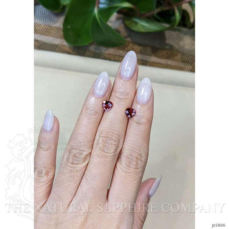 2.09 Ct.Tw. Red Garnet Pair from Mozambique