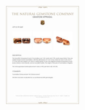 15.38&nbsp;Ct.Tw.Total Carat Weight Tourmaline Pair from Nigeria Appraisal