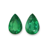 0.73 Ct.Tw.Total Carat Weight Emerald Pair from Zambia Video