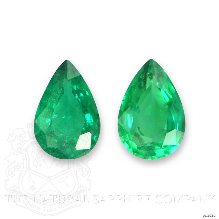 0.75 Ct.Tw. Emerald Pair from Zambia